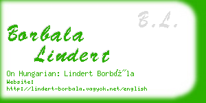 borbala lindert business card